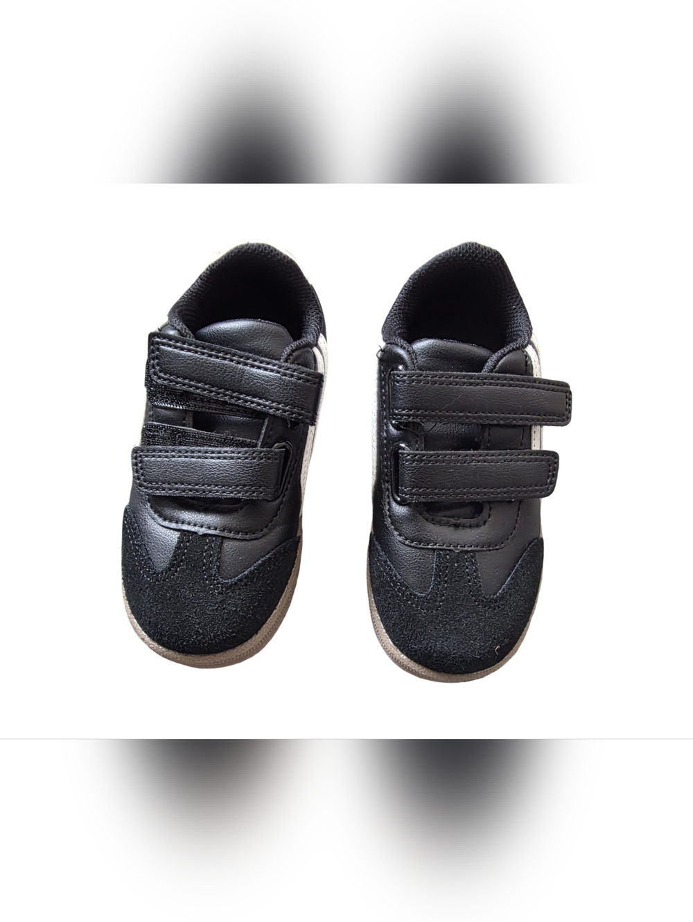 Cat & Jack Black Kids Velcro Sneakers
